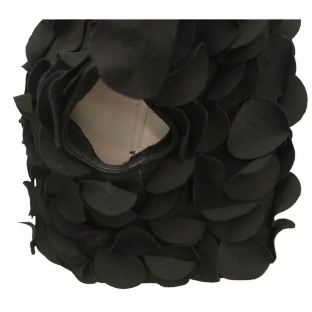 JOSIE NATORI Black Vest Cape Cardigan Front Hook Sz M - Picture 4 of 8